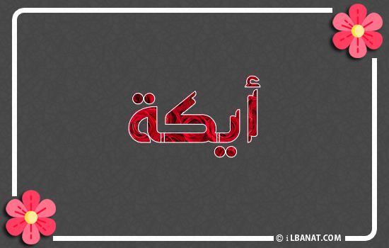 إسم أيكة مكتوب بورود حمراء
