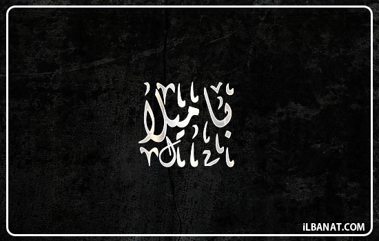 إسم باميلا مكتوب بالخط الديواني