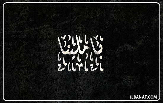 إسم باملينا مكتوب بالخط الديواني