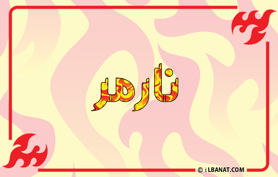 إسم نارمر مكتوب بالنار