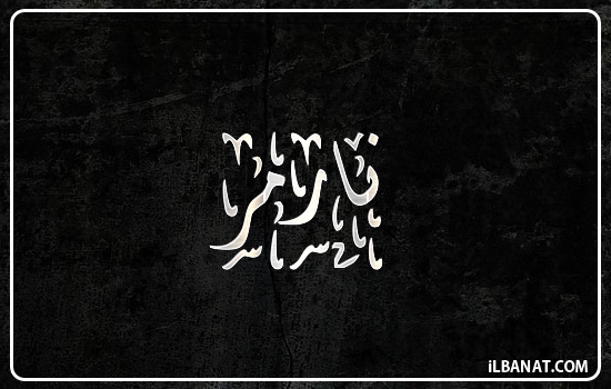 إسم نارمر مكتوب بالخط الديواني