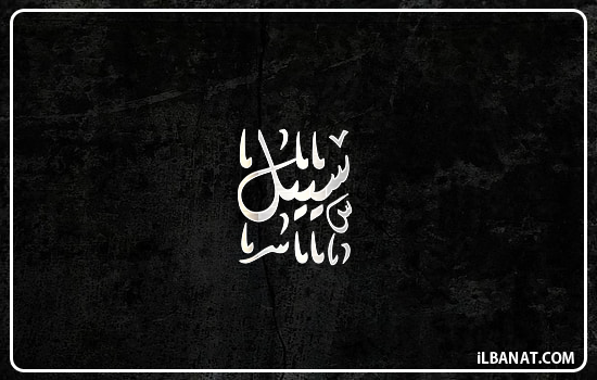 إسم سييل مكتوب بالخط الديواني