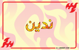إسم ندين
