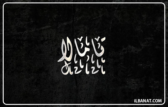 إسم تامالا مكتوب بالخط الديواني